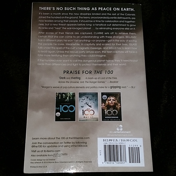 New "The 100 Rebellion" Paperback Book - Picture 5 of 5